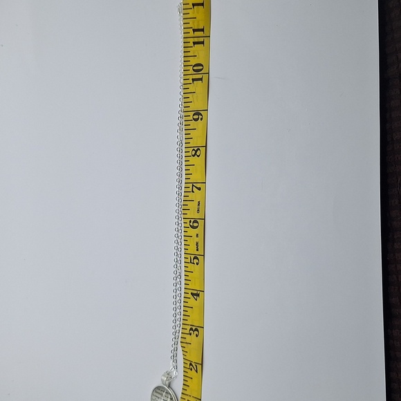 Silver Serenity Prayer Pendant Necklace - Picture 4 of 4